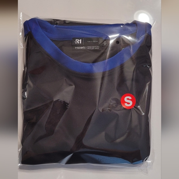 Simons - Colour block piqué T-shit - Picture 4 of 4